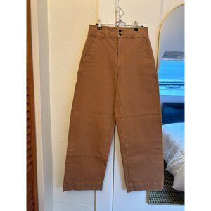 Everlane The Organic Wide Leg - Toasted Coconut, 0